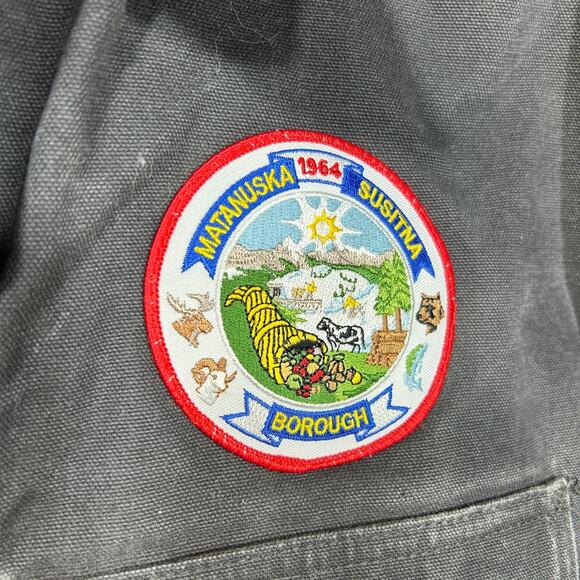 Vintage Carhartt Arctic Jacket C26 BLK Black Size XL Quilt Lined Coat Alaska - Picture 7 of 10